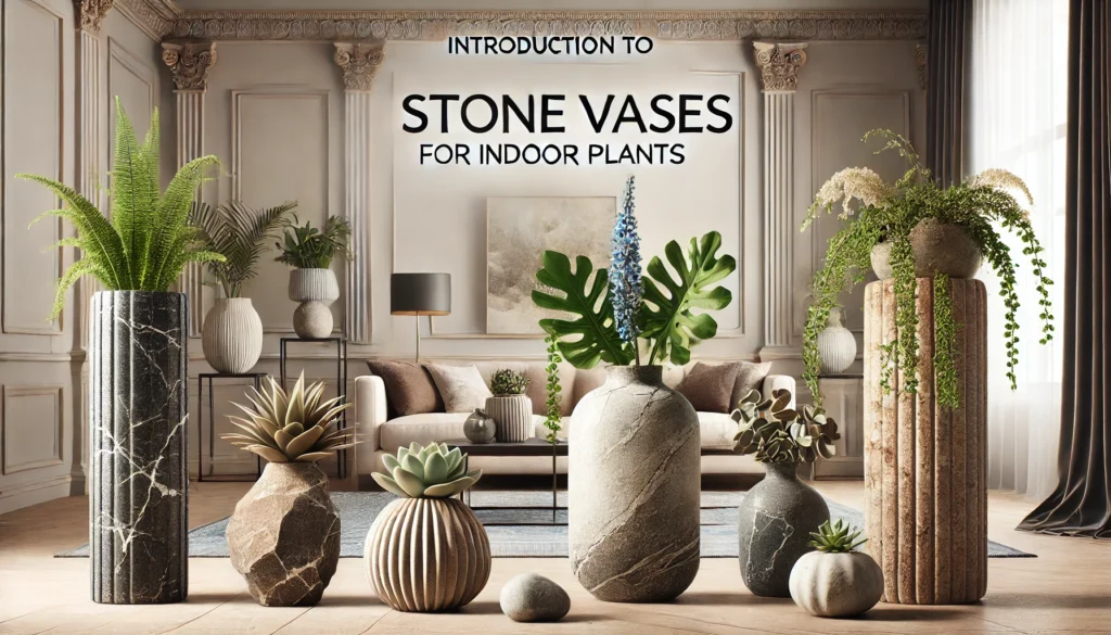 Introduction to the Best Stone Vases for Indoor Plants