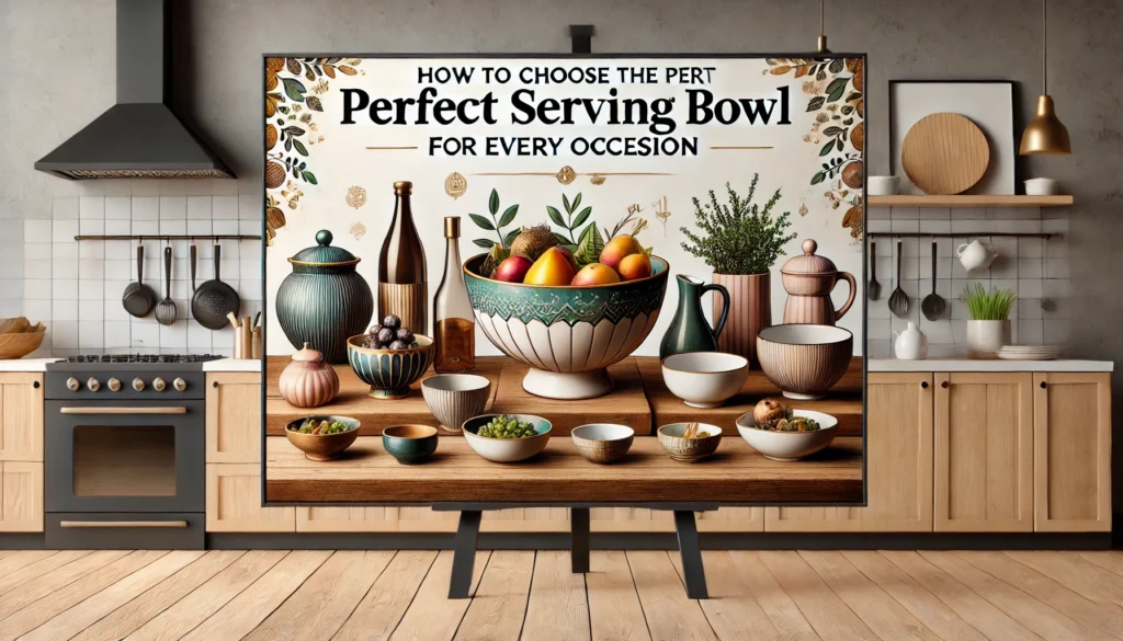 How to Choose the Perfect Serving Bowl for Every Occasion